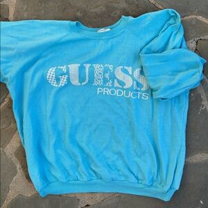 Vintage Blue Guess Crewneck